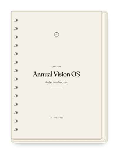 Annual Vision OS, Minimal cover