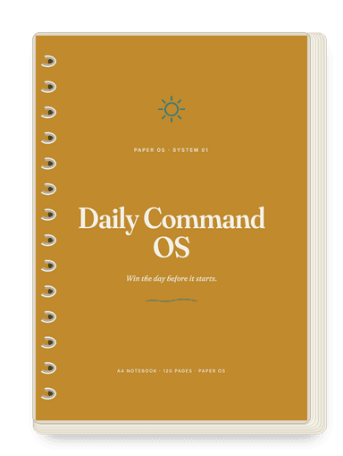 Daily Command OS, Bold cover