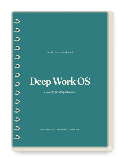 Deep Work OS, Bold cover