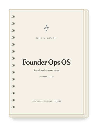 Founder Ops OS, Classic cover