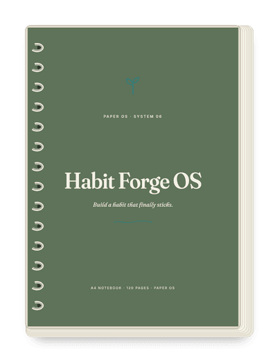 Habit Forge OS, Bold cover