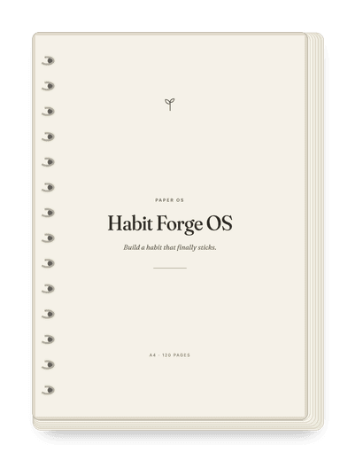 Habit Forge OS, Minimal cover