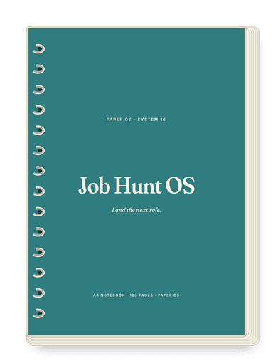 Job Hunt OS, Bold cover