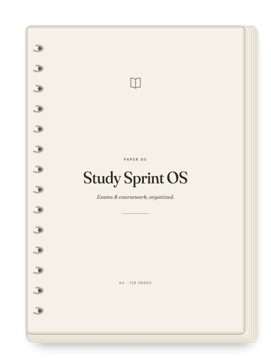 Study Sprint OS, Minimal cover