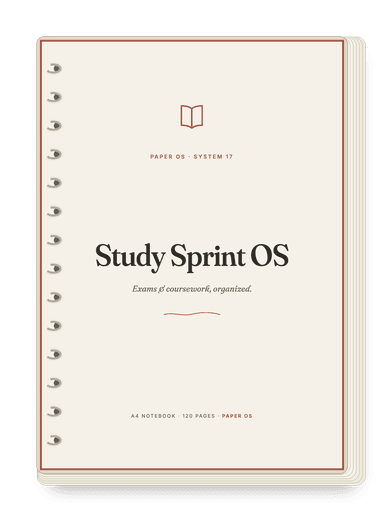 Study Sprint OS, Classic cover