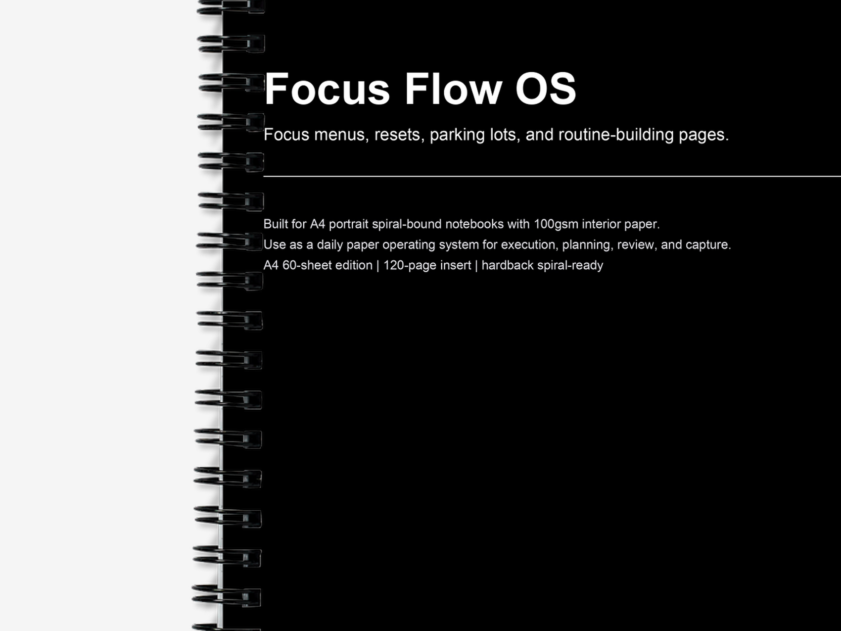 Focus Flow OS product preview
