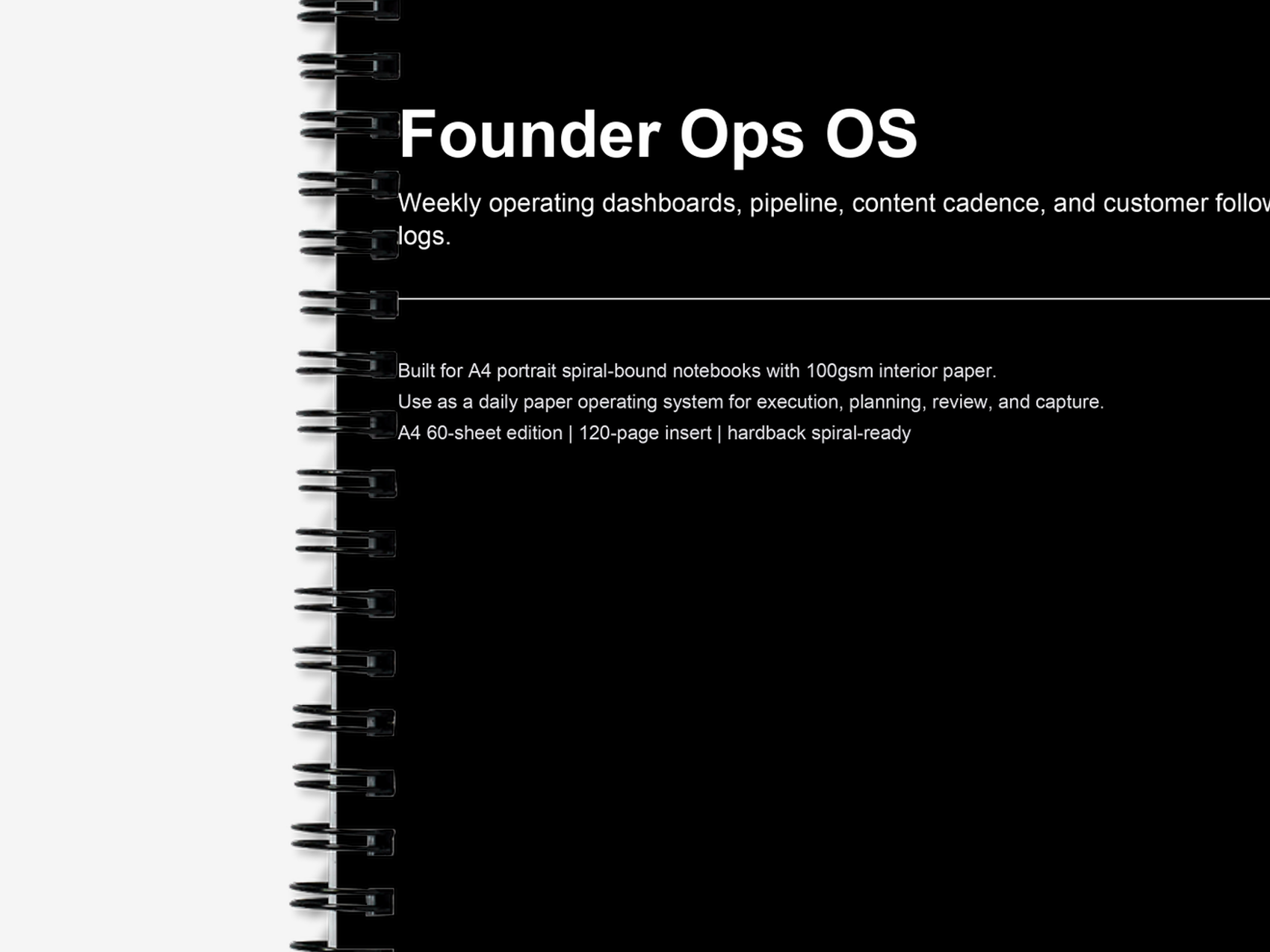 Founder Ops OS product preview